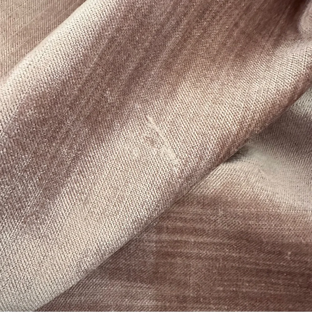 West Elm Dusty Mauve Velour Curtain Set (48”x108”)